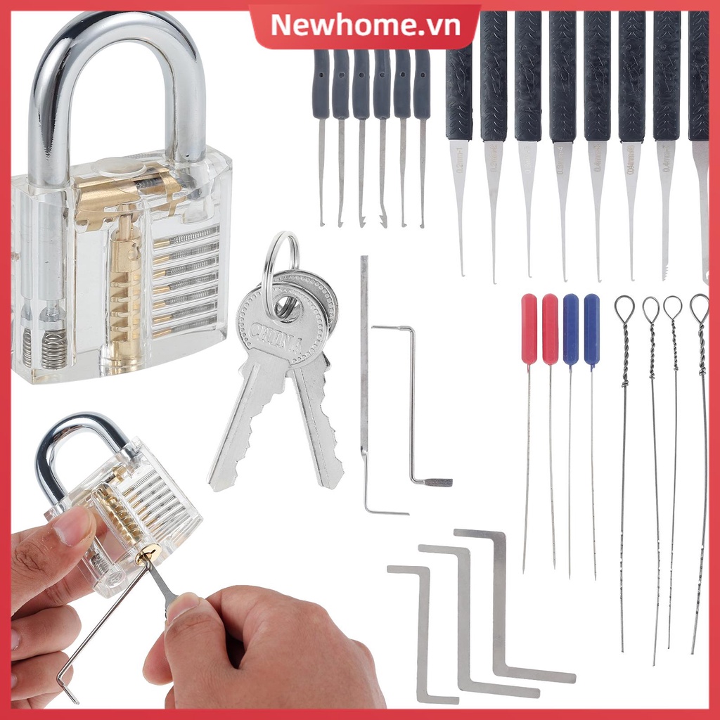 Bộ Ổ Khóa Luyện Tập Kỹ Năng Trong Suốt Cho Người Mới Bắt Đầu SHOPTKC5803