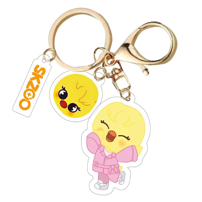 1 Móc Khóa Acrylic Chất Lượng Cao In Hình Nhóm Nhạc Stray Kids