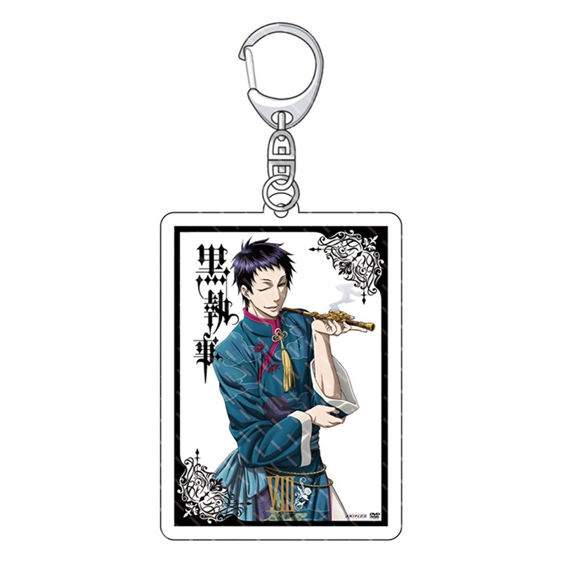 Ygt Móc Khóa Acrylic Hình Nhân Vật Hoạt Hình Black Butler Kuroshitsuji