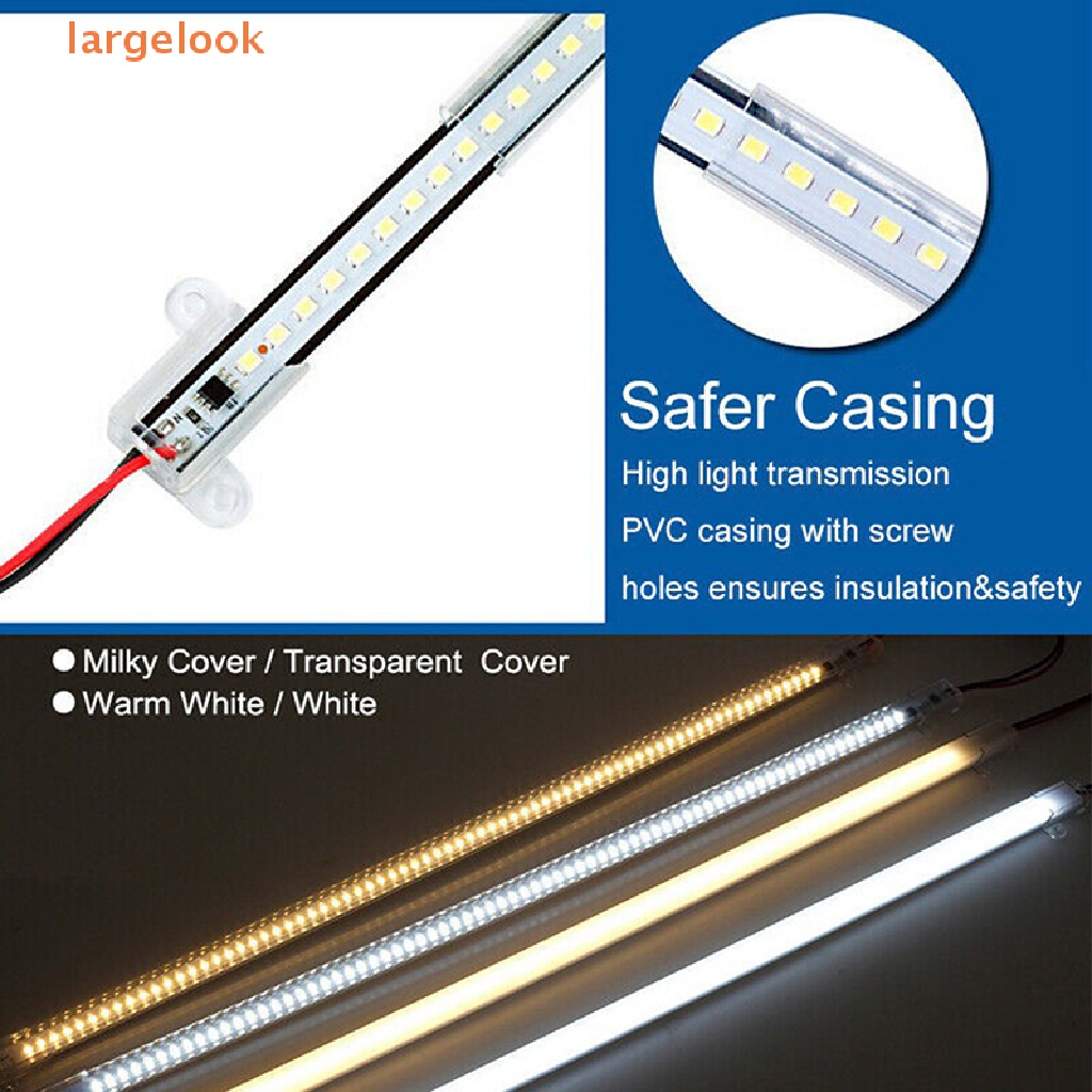 Thanh Đèn LED AC220V 2835 Dạng Kẹp 30cm 40cm 72Led Tiết Kiệm Năng Lượng