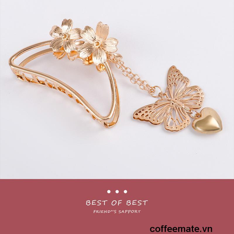 【coffeemate】⚡ Hợp thời trang đơn giản nơ nữ hoa lấy tóc