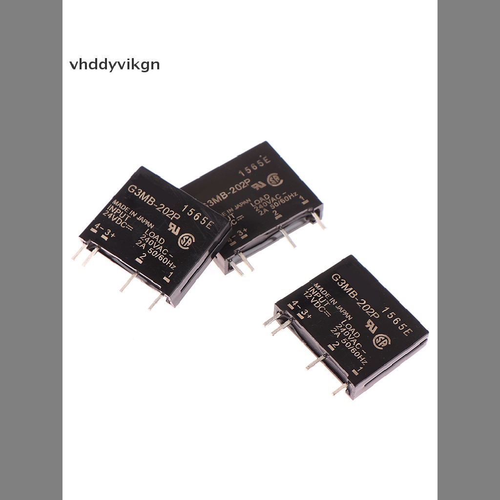 1 Mô Đun Rơ Le Điện Trở 5V 12V 24V DC-AC G3MB-202P-5VDC PCB SSR AC 240V 2A