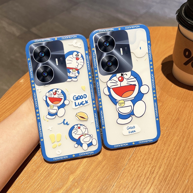 Ốp Điện Thoại TPU Mềm Hình Doraemon Dễ Thương Cho Realme C55 10 Pro 5G Coca-Cola Edition 2023 RealmeC55