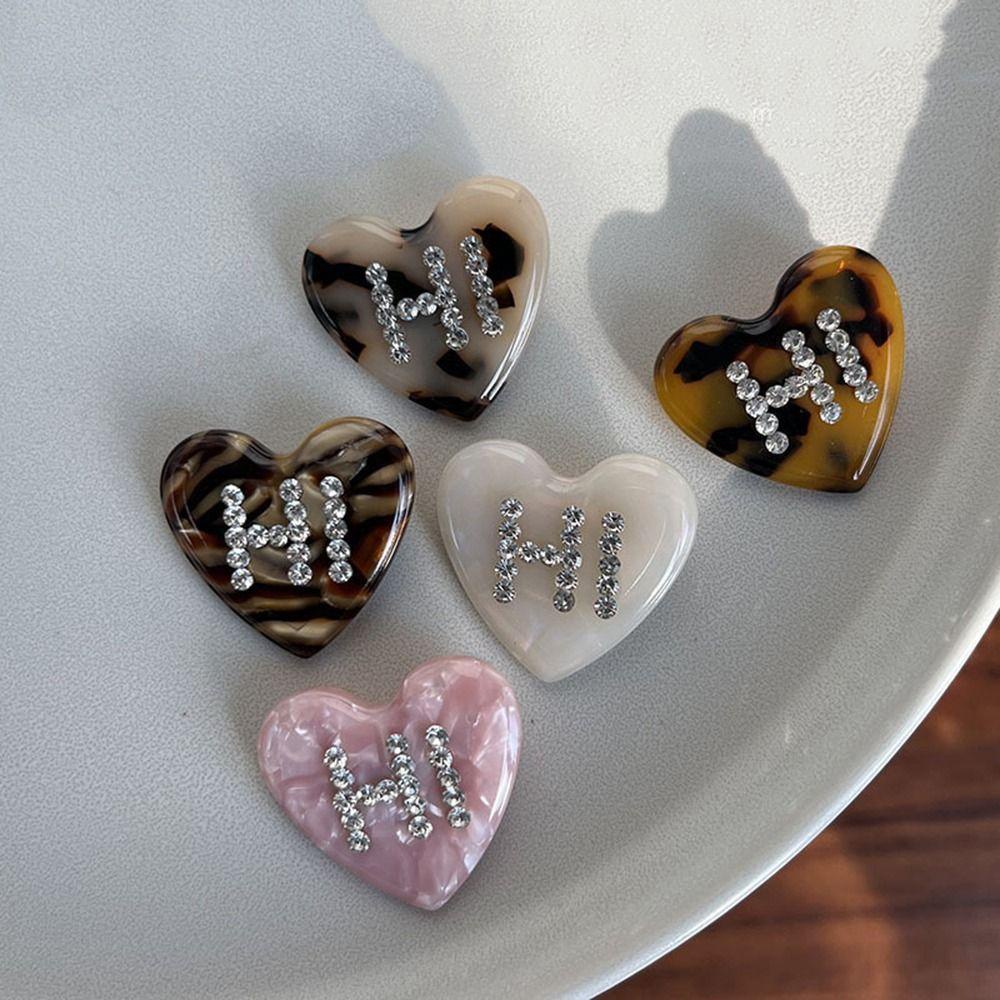 Kẹp Tóc Hình Trái Tim Dễ Thương Cho Nữ