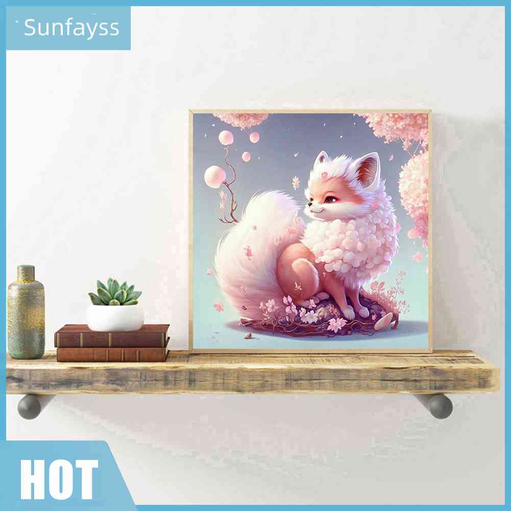 Tranh Đính Đá Kim Cương Toàn Bộ 5D DIY Hình Vẽ Cáo