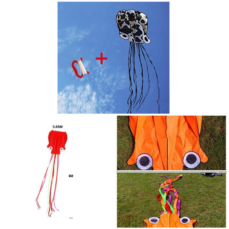 Diều Hình Bạch Tuộc Cỡ Lớn 4M Kèm 30m Dây Thả Cho Bé