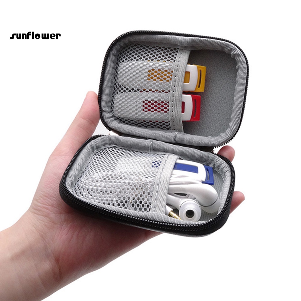 Hộp Đựng Cáp Dữ Liệu USB / Tai Nghe Chống Rơi Dễ Mang Theo