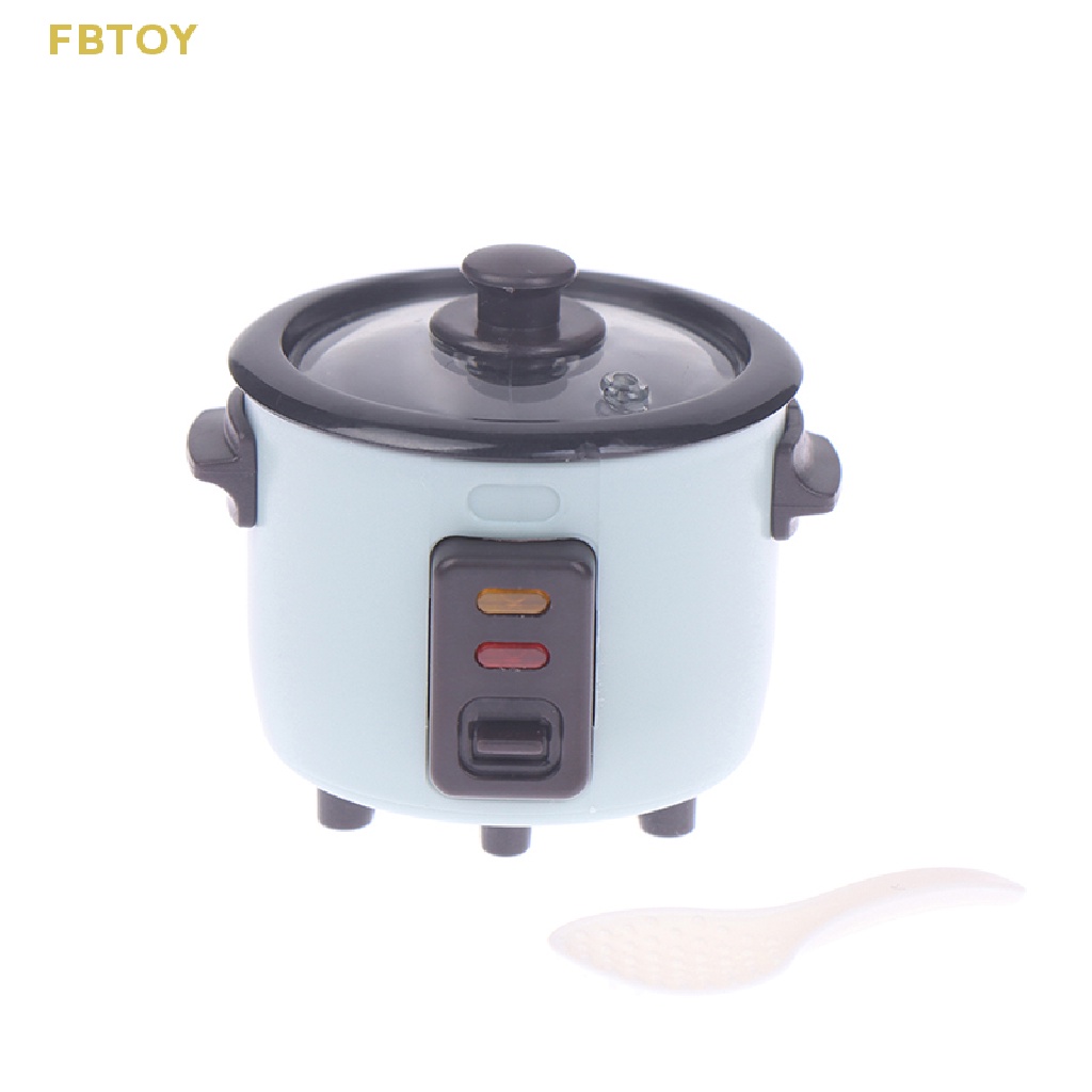 Nồi Cơm Điện / Muỗng Cơm Mini Tỉ Lệ 1: 12 Cho Nhà Búp Bê