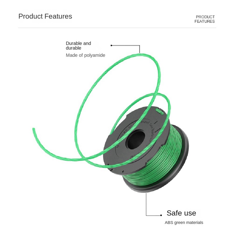 Bộ 4 Phụ Kiện Thay Thế Cho Máy Cắt Cỏ A6486 + Màu Đen90583594 Vỏ Bọc Ống Cuộn Thay Thế Cho Máy Câu Cá