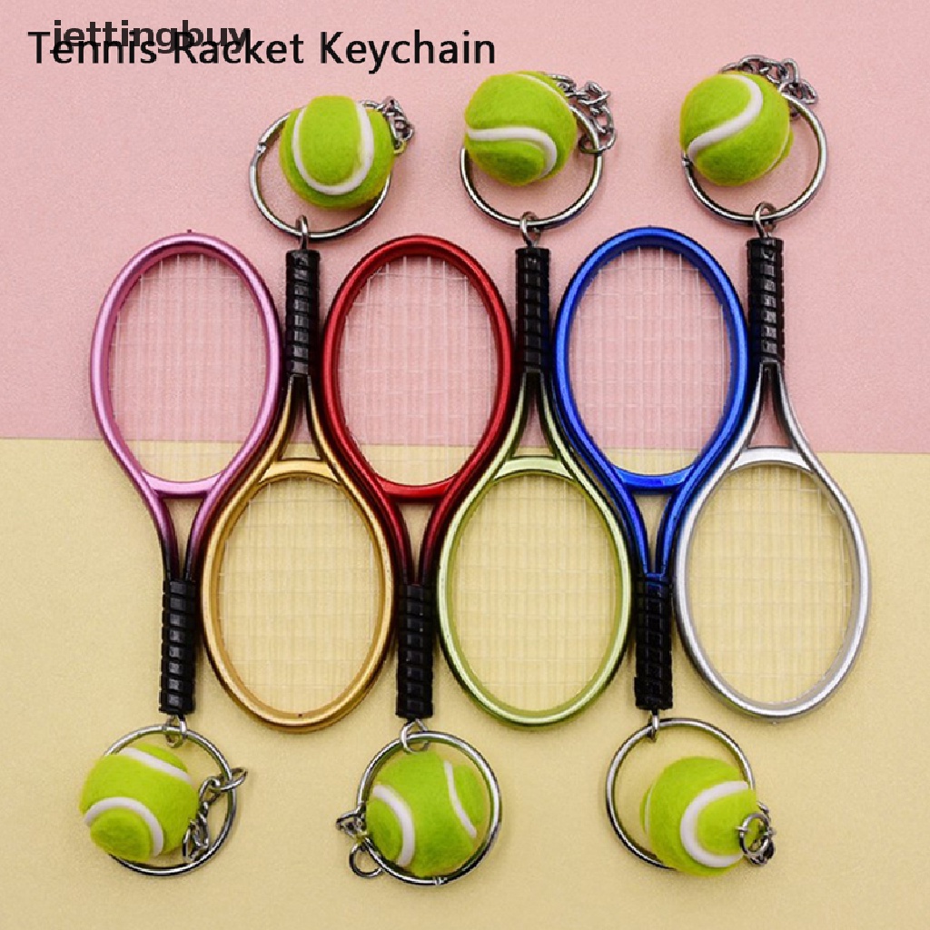 Móc Khóa Hình Vợt Tennis Mini Dễ Thương