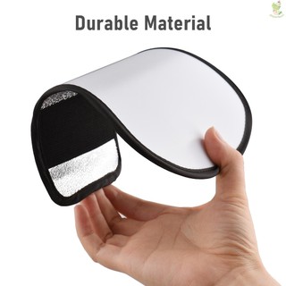 Portable Universal Camera Flash Reflector Speedlite Bounce Diffuser Board with Silver & White Reflective Surface Replace   Came-6.5
