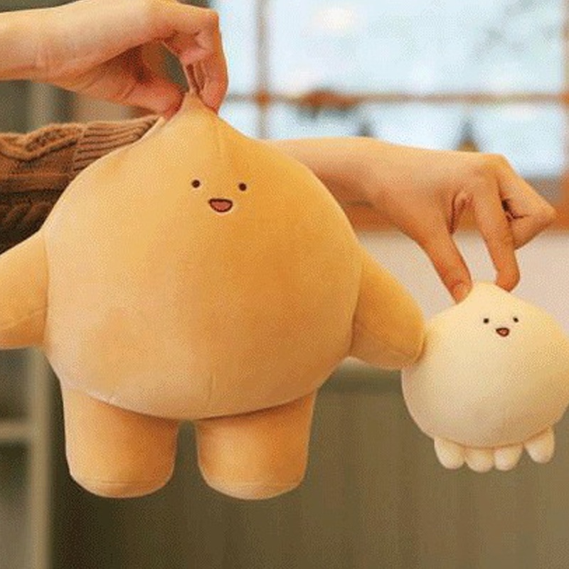 Gối Ôm Nhồi Bông Giữ Ấm Tay Hình Bạch Tuộc Dễ Thương 50cm