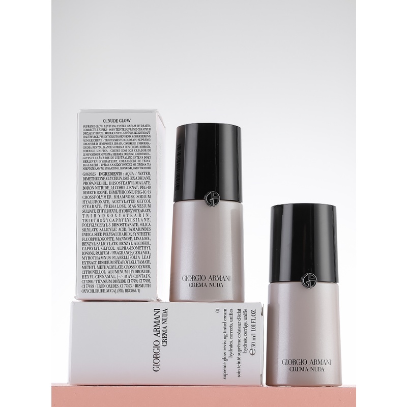 ARMANI New Obsidian Pure Cream foundation cream 30ML concealer Naked Makeup Black Key Invisible Pore