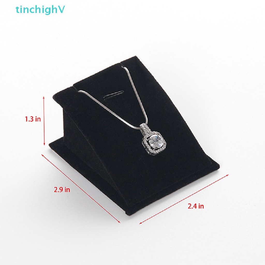 [TinchighV] Giá Đỡ Trưng Bày Trang Sức Bằng Nhung Mini Trưng Bày Mặt Dây Chuyền Có Thể Sắp Xếp Gọn Gàng [Mới]