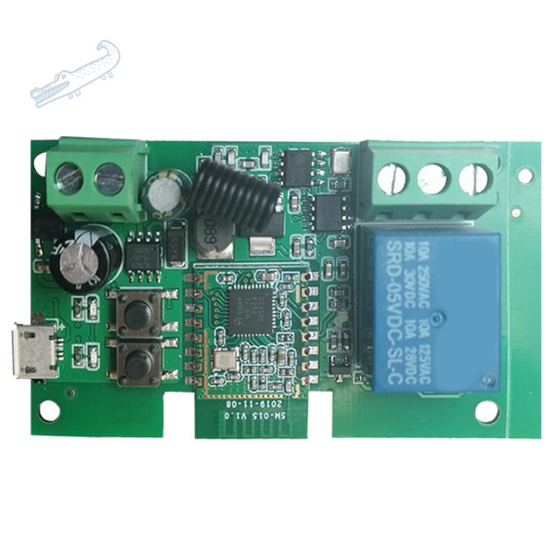 DC5-32V ZigBee Relay Module Remote Control Light Switch Work with Alexa Google Home /Tuya Smart Hub Gateway Bridge