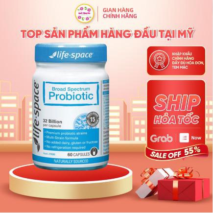 Men vi sinh Úc cho người lớn Healthy Care life space Probiotic 40 viên