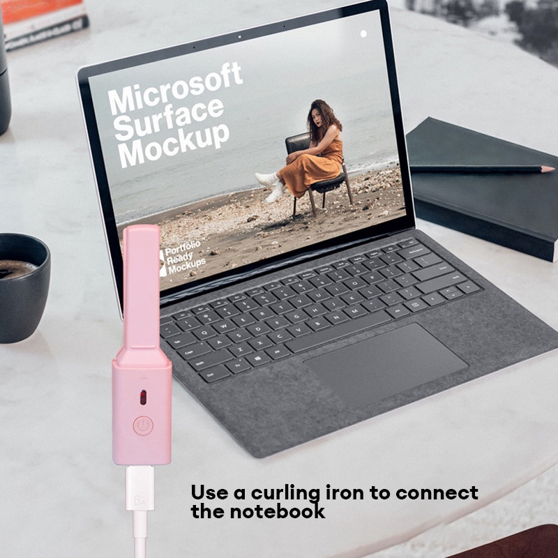 AILIYA Máy duỗi tóc mini USB không thể làm thẳng và uốn cong điện kép uốn nhỏ nẹp di động nổ điện nẹp