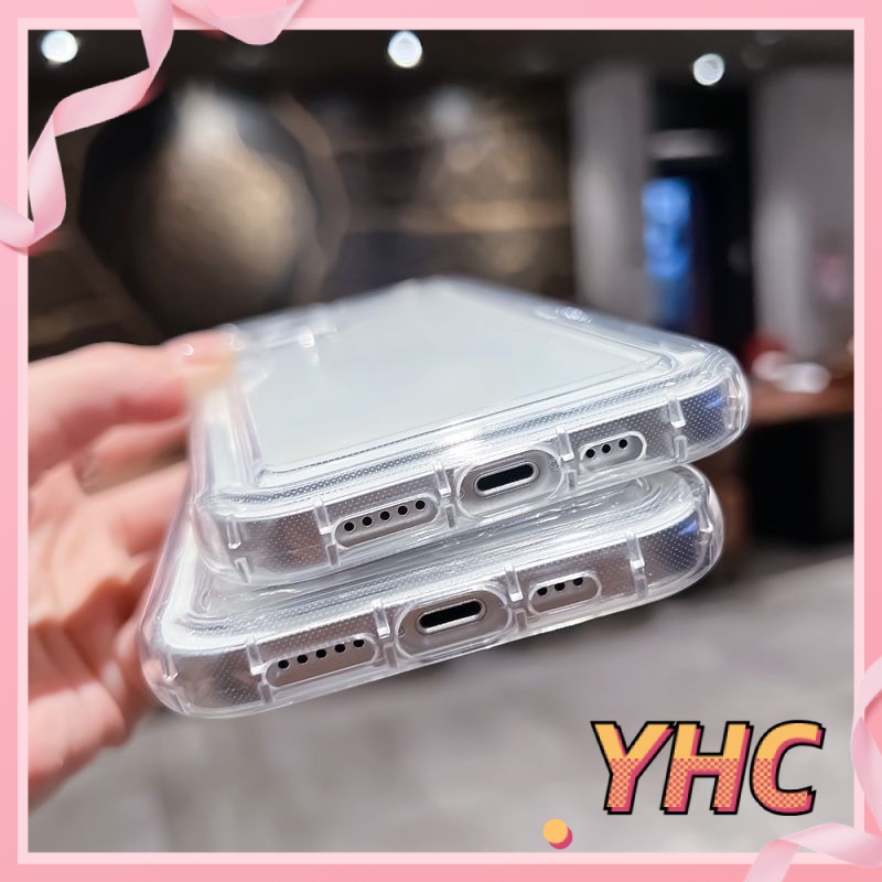 Ốp Lưng iPhone Vỏ túi khí chống rơi đơn giản trong suốt Cho iPhone 6 / 6S / 6splus / se / 7 / 7plus / 8 / 8plus / X / xs / xsmax / 11 / 12 / 13 / 14 / plus / pro max-418