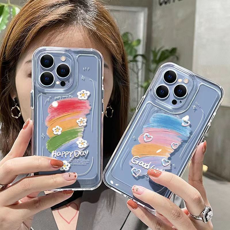 ✅Ốp Điện Thoại Mềm Họa Tiết Không Gian Hoạt Hình Màu Sắc Đơn Giản Cho Apple iPhone 13 12 14promax 11 XR MAX