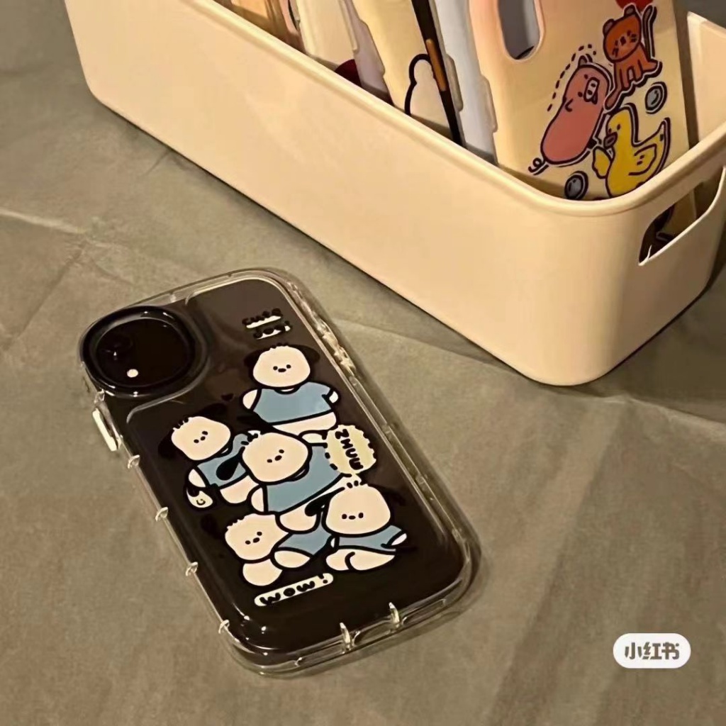 ✅Ốp Điện Thoại Mềm Màu Trong Suốt Hình Chú Chó Pacha Bảo Vệ Toàn Diện Cho iPhone 14 13promax 12 11 xr xs 7 8Plus