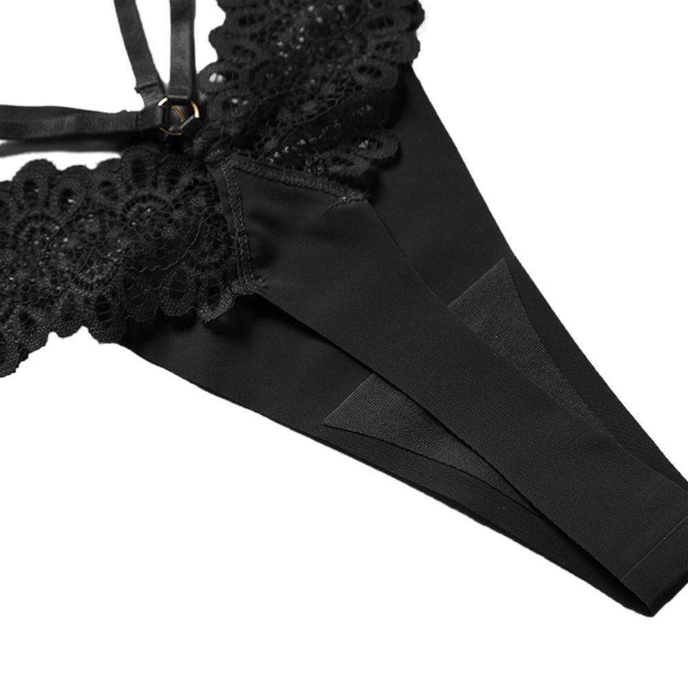 Quần Lót Cotton Lụa Phối Ren Lưng Thấp Thời Trang Quyến Rũ Cho Nữ