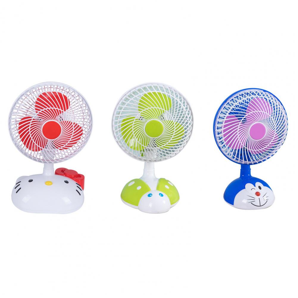 Quạt mini để bàn, quạt để bàn mini hình thú siêu yêu THREELIVES