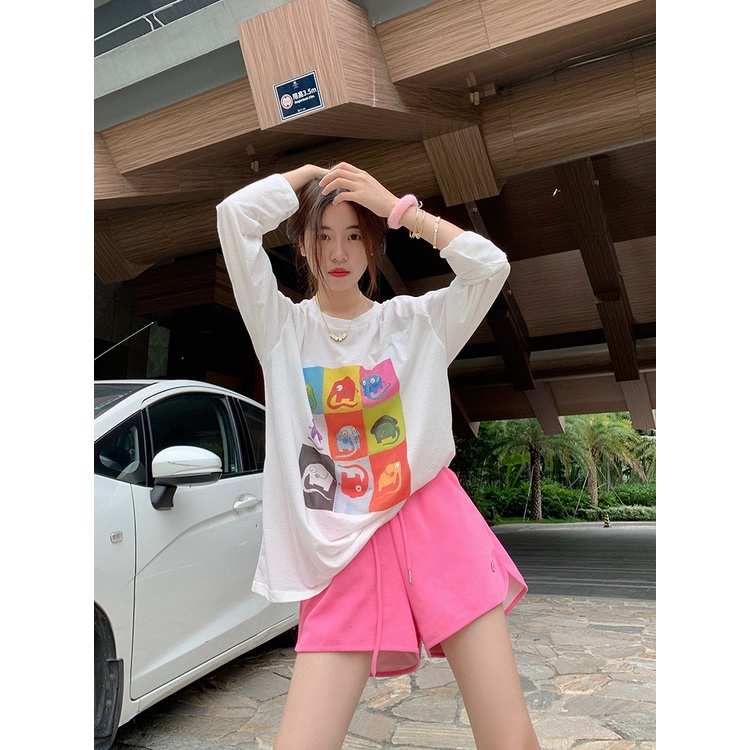 Quần short NRVP thể thao dáng rộng phong cách Hàn Quốc thời trang