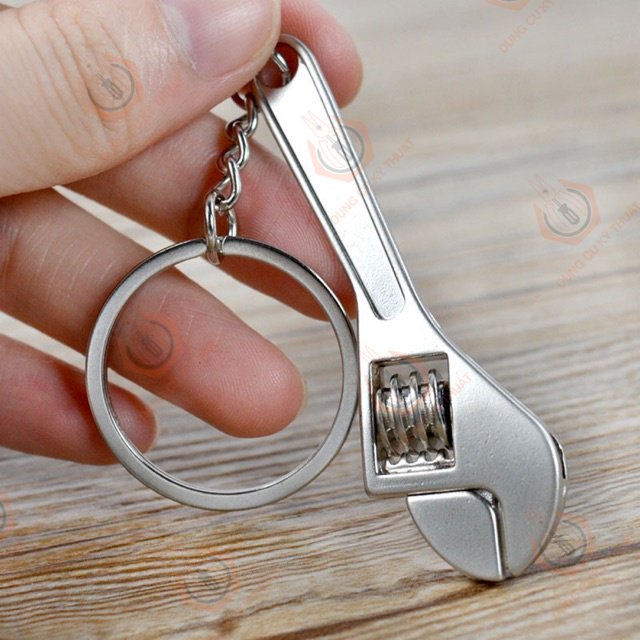 Mỏ lết móc khoá mini inox _ [Shop Dụng Cụ Kỹ Thuật]