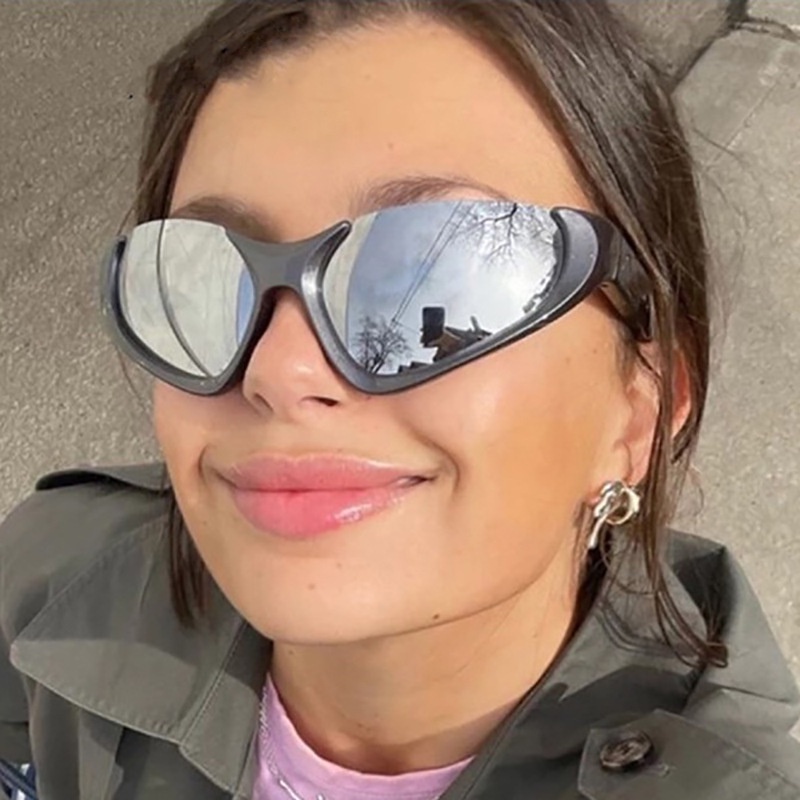 Kính Mát Gọng Vuông Thời Trang Mới Cho Nam Nữ Màu Sắc