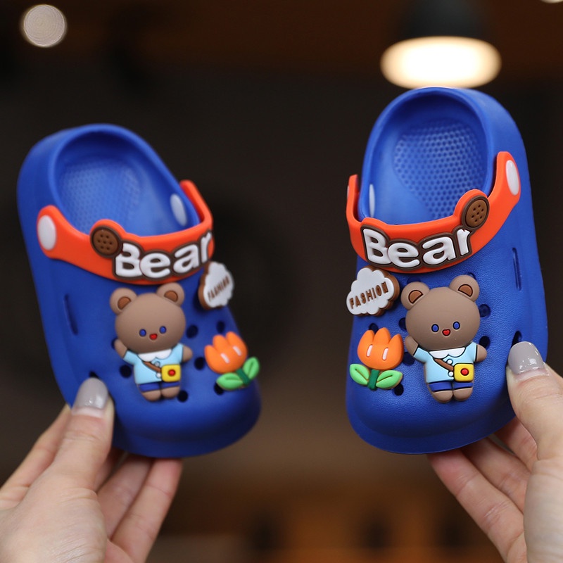 Dép Sandal Bằng EVA Họa Tiết Hoạt Hình Sở Thú Dễ Thương Cho Bé Gái