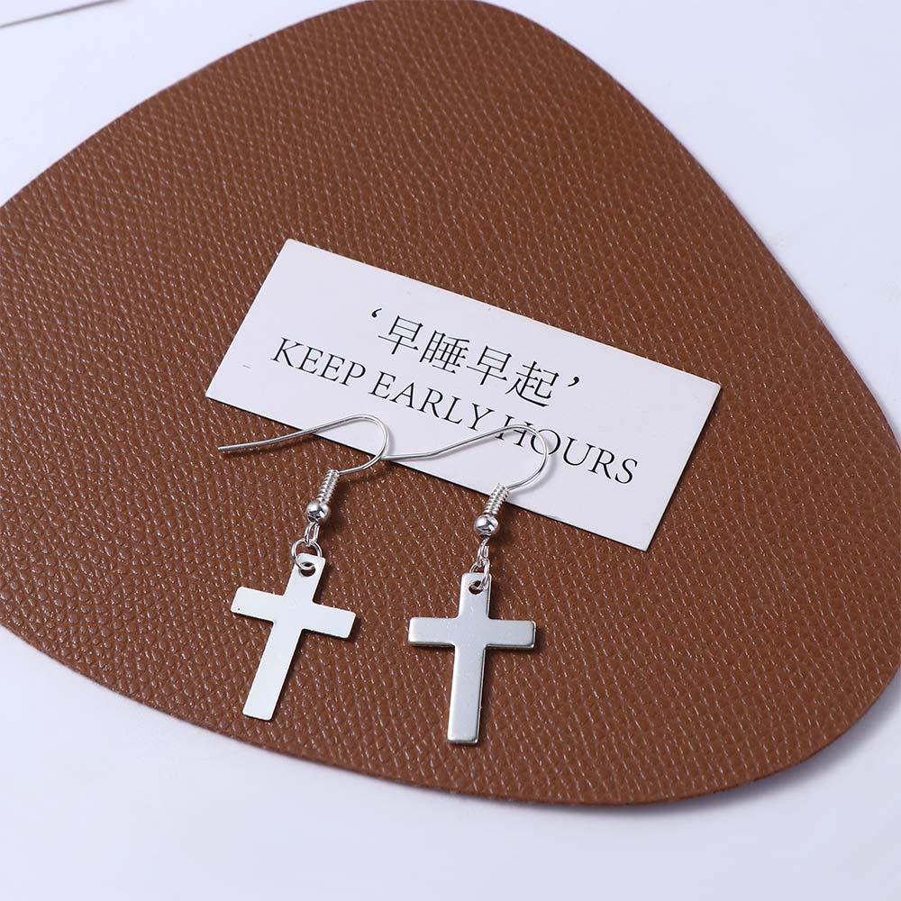 Khuyên Tai Hình Thánh Giá Phong Cách Hàn Quốc Dành Cho Nữ