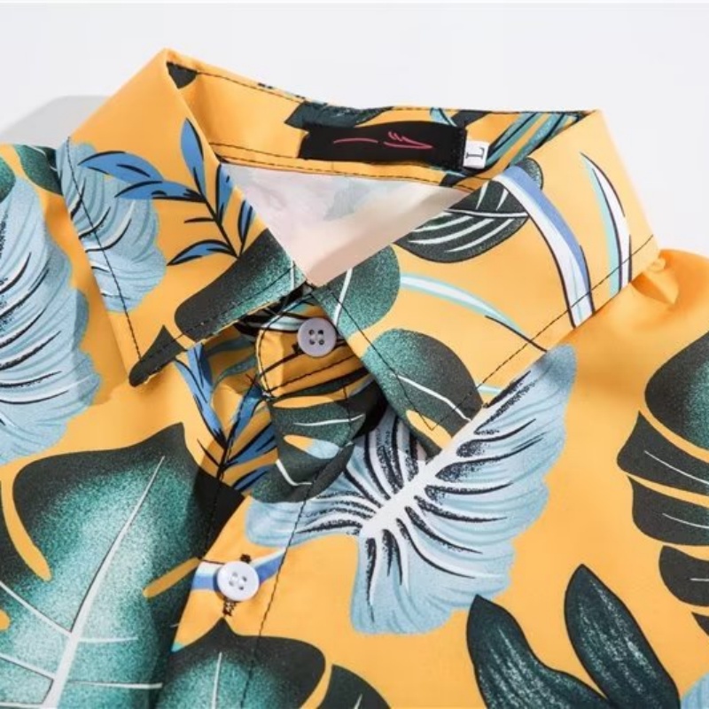 Áo Sơ Mi Tay Dài In Họa Tiết Phong Cách Thời Trang Hàn Quốc Cho Nam size M-3XL