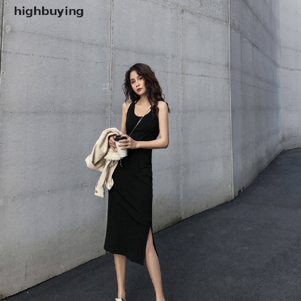 Đầm Hai Dây Hở Lưng Thời Trang Mùa Hè Quyến Rũ Cho Nữ