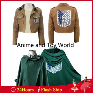 Áo Choàng Hóa Trang Nhân Vật Anime Attack On Titan