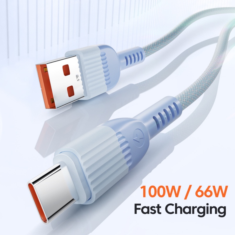 Dây Cáp Sạc Nhanh 100W / 66W USB Type C Chất Lượng Cao Cho Samsung Huawei Xiaomi POCO Type C