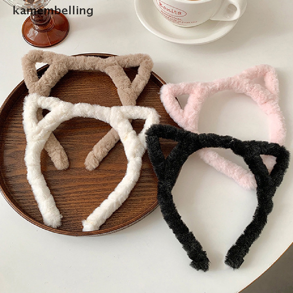 Băng Đô Tai Thỏ Phối Lông Dễ Thương Dành Cho Nữ