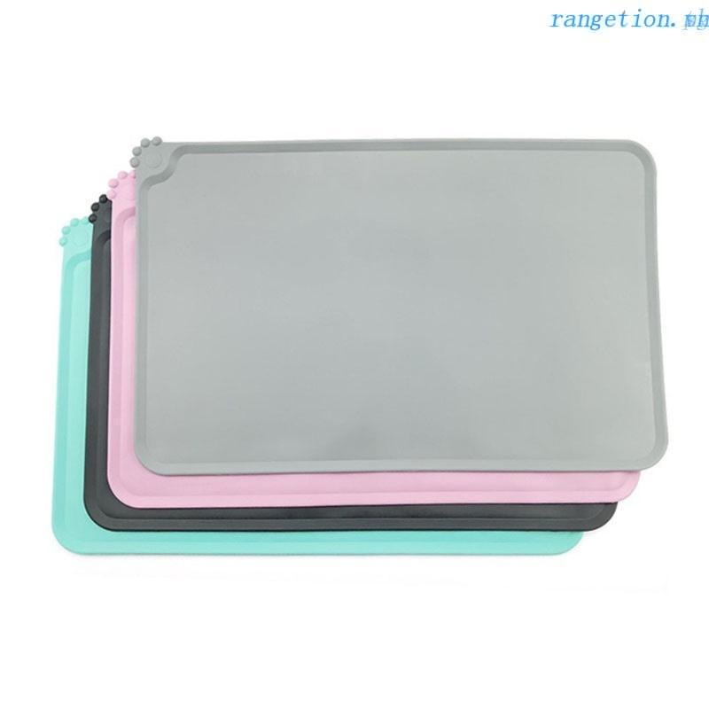 Thảm Silicone Lót Tô Đựng Thức Ăn Nước Uống Chống Đổ Cho Thú Cưng