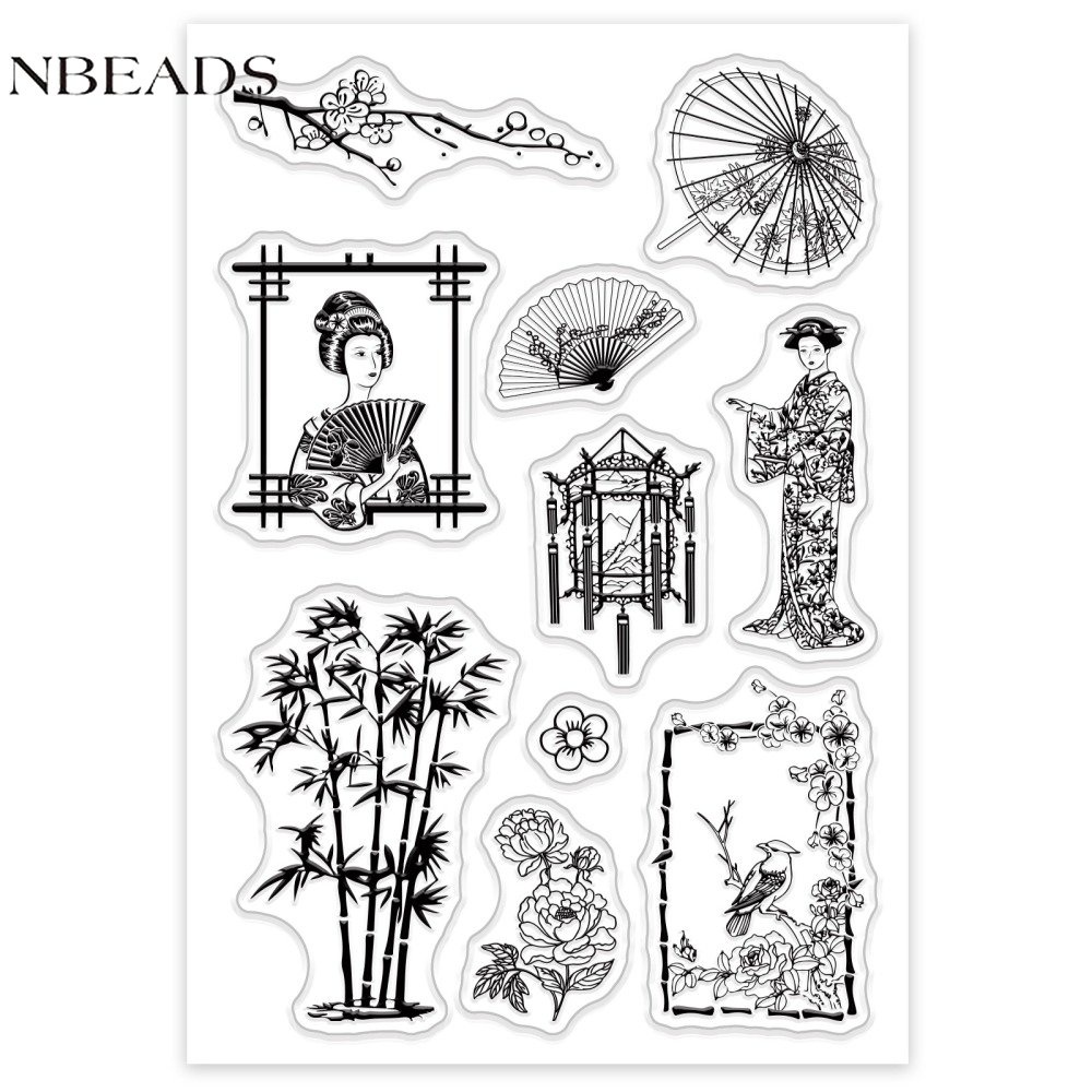 1 Tấm Tem Dán Trang Trí Album Ảnh Bằng Nhựa PVC 16x11x0.3cm
