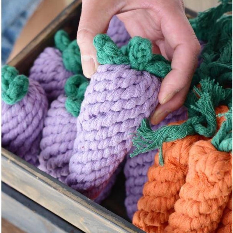 Đồ Chơi Dây Thừng Cotton Cắn Mài Răng Cho Thú Cưng