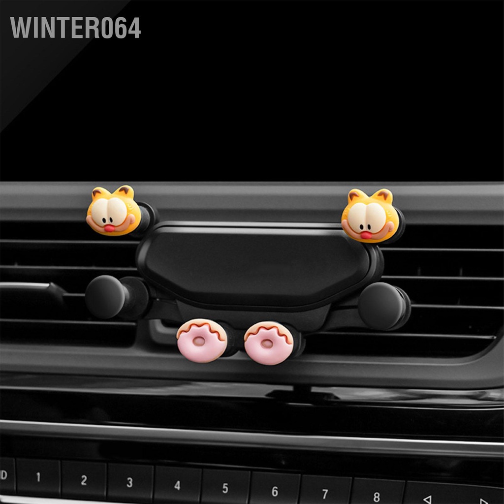 Giá đỡ điện thoại Hình ảnh hoạt hình dễ thương Chống rung Kẹp thông gió Điện thoại di động Gắn bằng chứng tiếng ồn