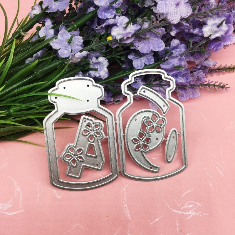 Khuôn Cắt Giấy Kim Loại Hình Chai Nước Nhỏ