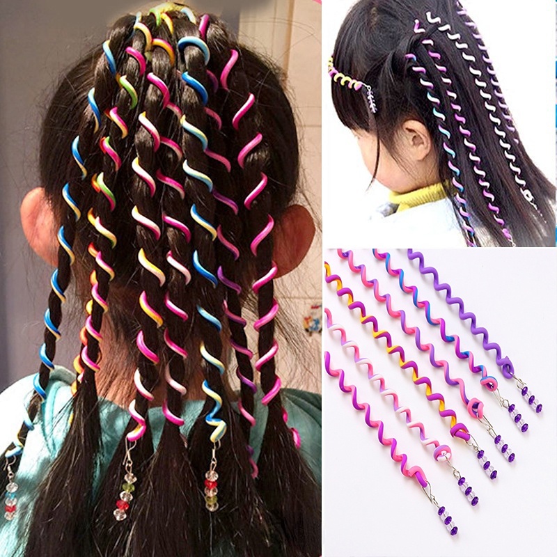 Dụng Cụ Tết Tóc Nhiều Màu Thời Trang Cho Nữ