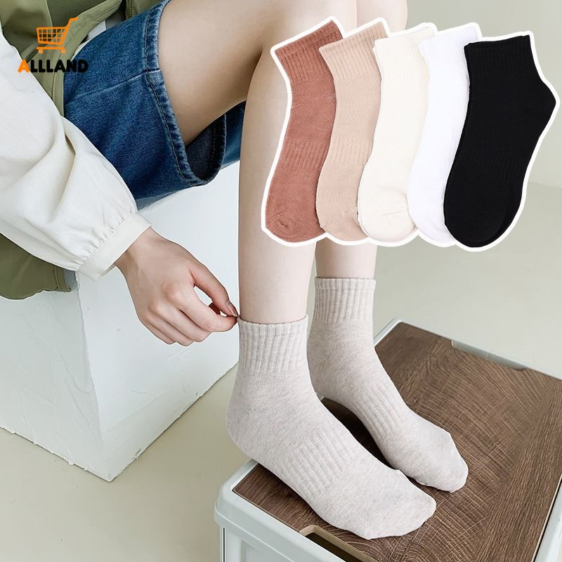 Vớ Thể Thao Cổ Cao Mỏng Thoáng Khí Màu Sắc Ngẫu Nhiên