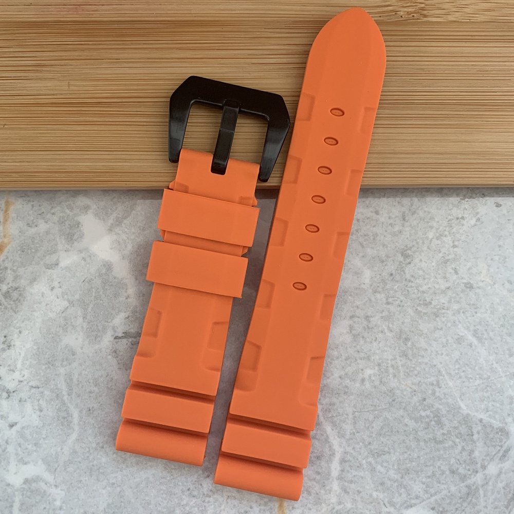 PANERAI Dây Đeo Đồng Hồ Bằng Cao Su Silicone Mềm 24mm 22mm PAM 441 359 Cho Nam