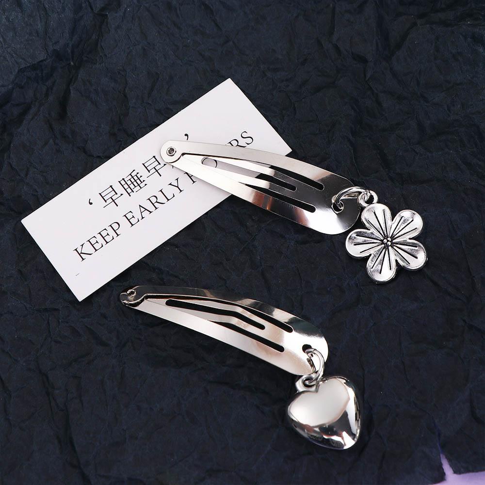 Kẹp Tóc Hợp Kim Hình Chú Gấu Và Cherry Đơn Giản Phong Cách Hàn Quốc Cho Nữ