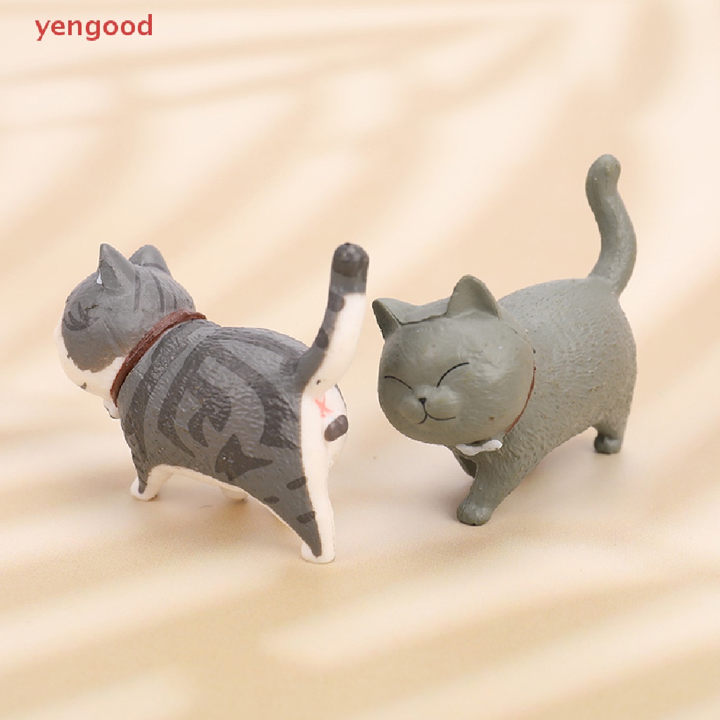1 Mô Hình Đồ Chơi Mèo Hoạt Hình Mini Bằng Nhựa PVC Sáng Tạo Trang Trí Nội Thất
