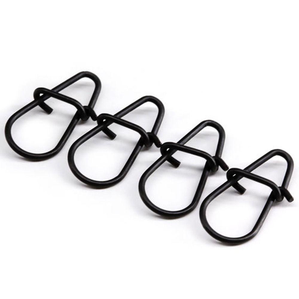 MUVAKO Set 100 Vòng Treo Móc Câu Cá Bằng Thép Không Gỉ