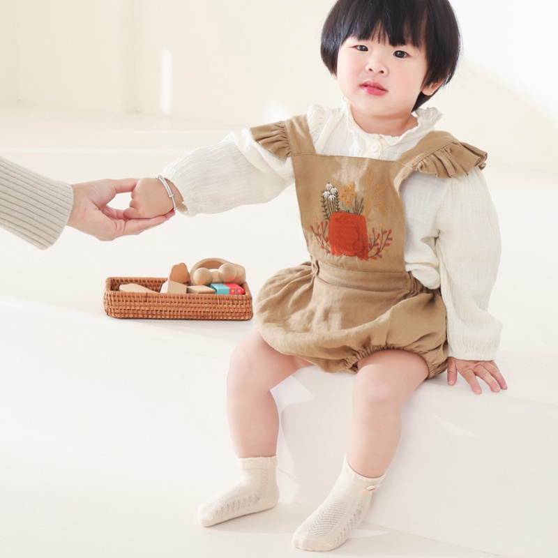 Vớ BCBL kiểu lưới mỏng thoáng khí họa tiết hoạt hình đáng yêu mới dành cho trẻ sơ sinh