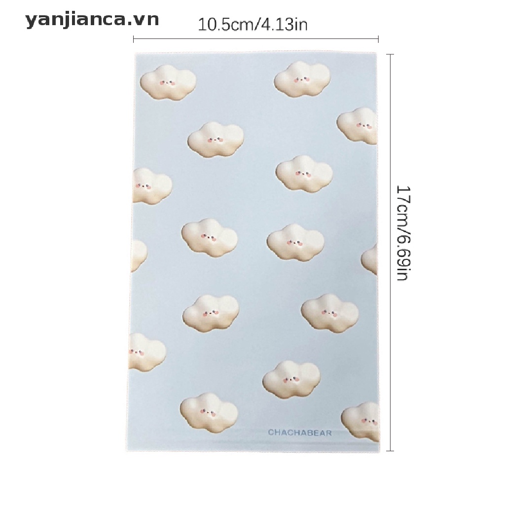 Set 10 Túi Giấy Đựng Đồ Ăn Vặt In Họa Tiết Hoạt Hình Dễ Thương