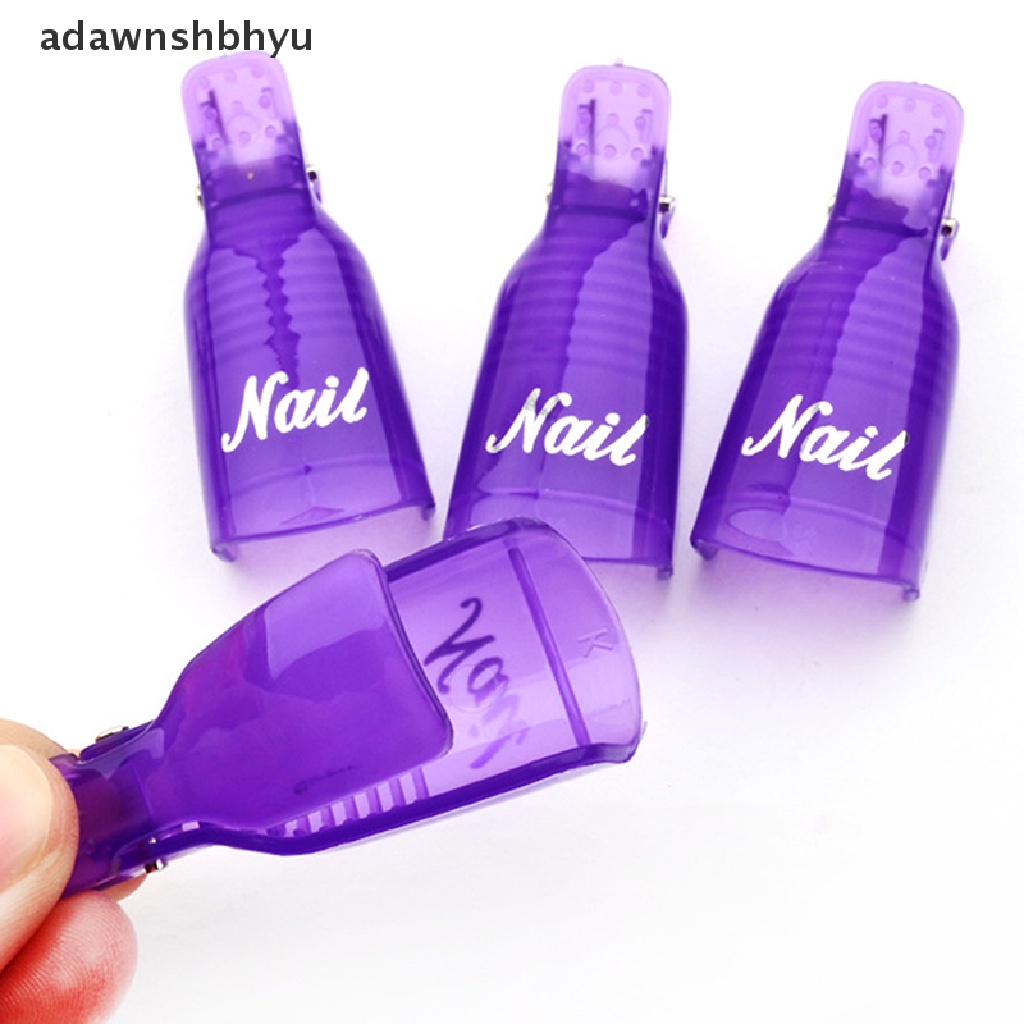 Set 10 Kẹp Ủ Tẩy Sơn Móng Tay Bằng Nhựa Tiện Lợi